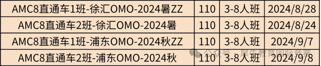 AMC8竞赛