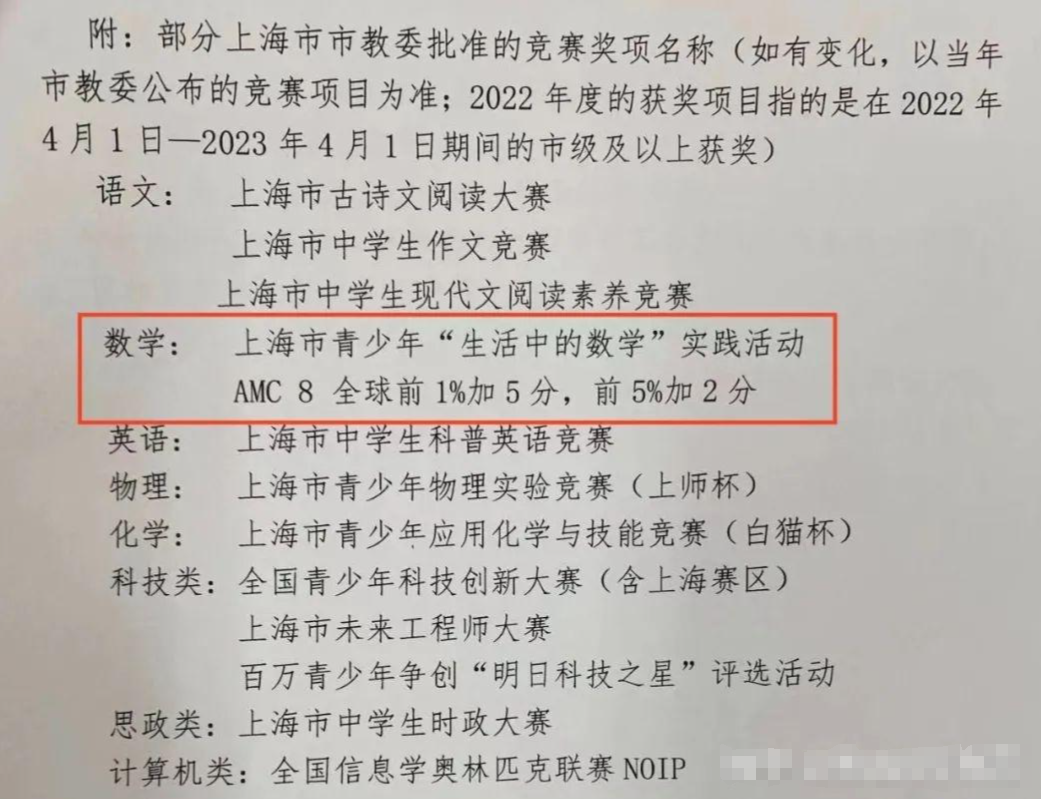 AMC8数学竞赛