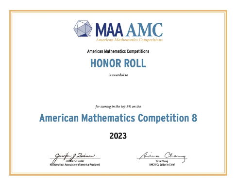 AMC8数学竞赛