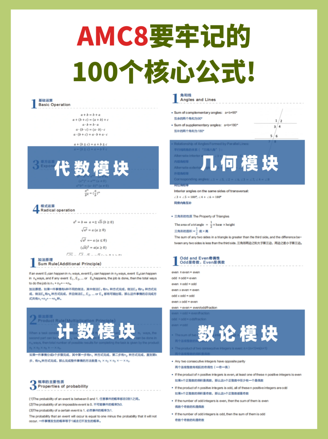 AMC8数学竞赛