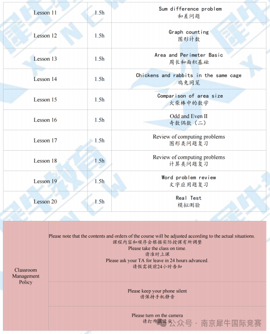 袋鼠数学竞赛