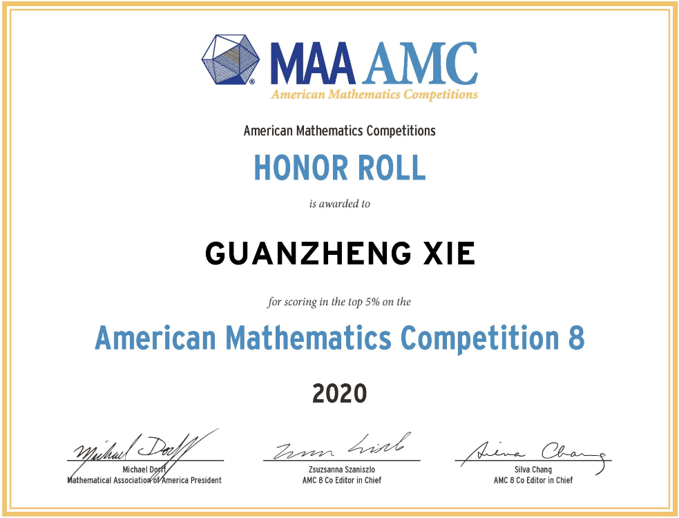 AMC8数学竞赛