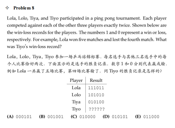 AMC8数学竞赛