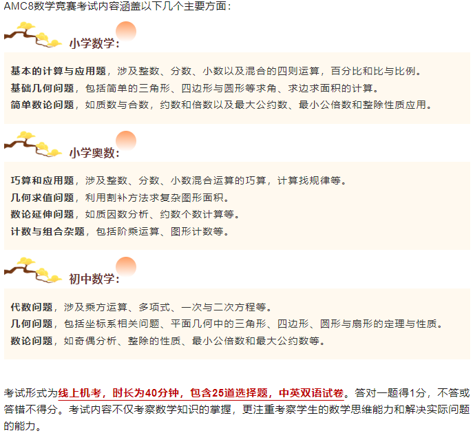 AMC8数学竞赛