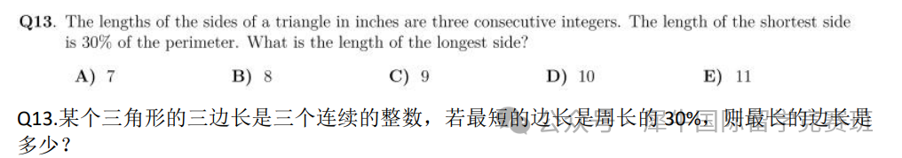 AMC8数学竞赛