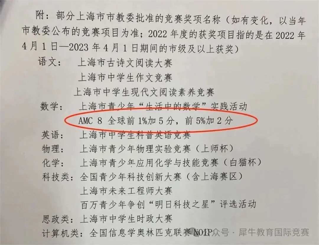 AMC8竞赛