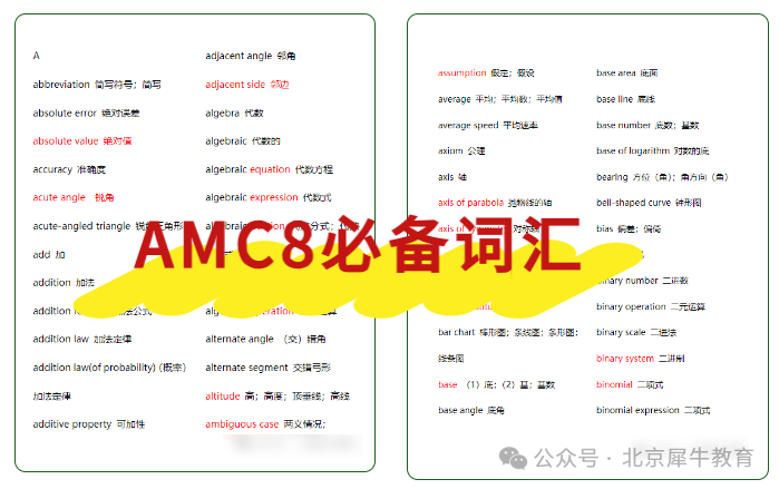 AMC8数学竞赛