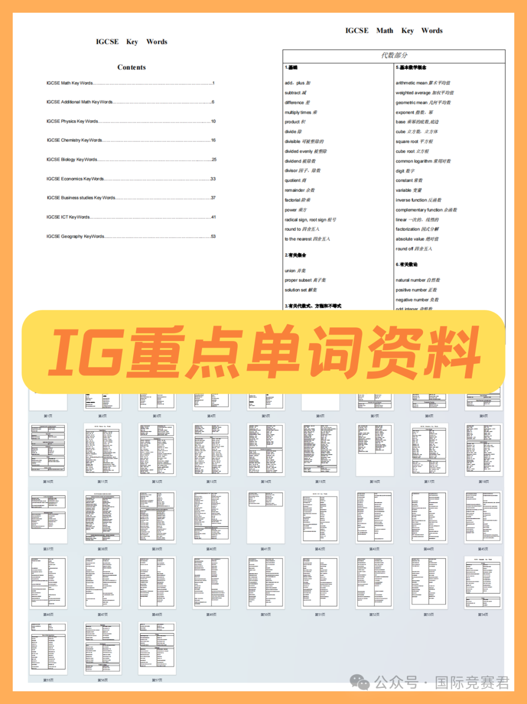 IGCSE课程