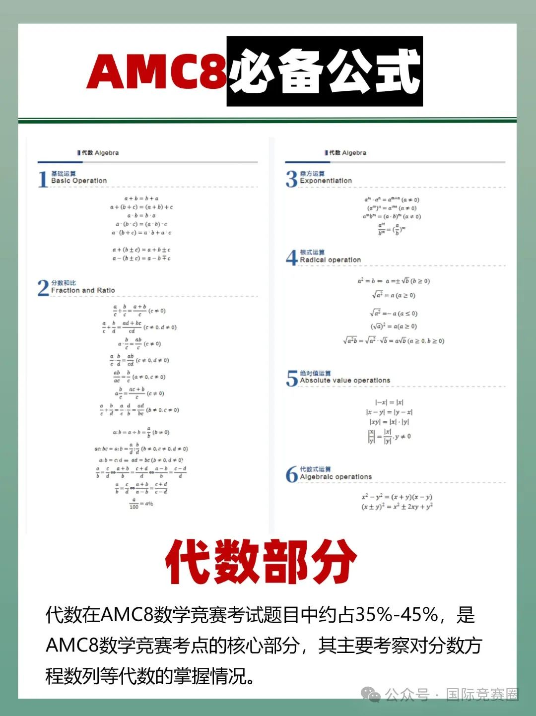 AMC8数学竞赛