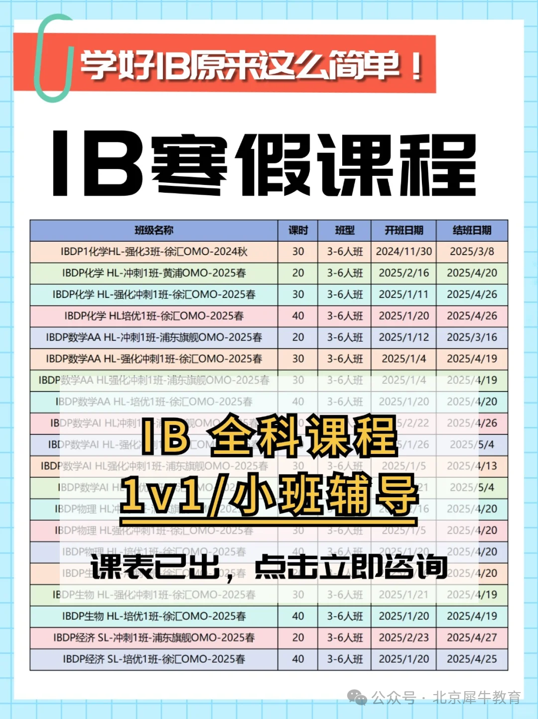 IB课程