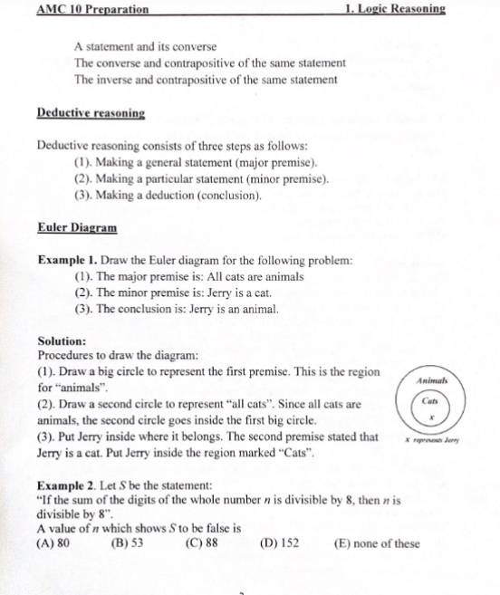 AMC10数学竞赛