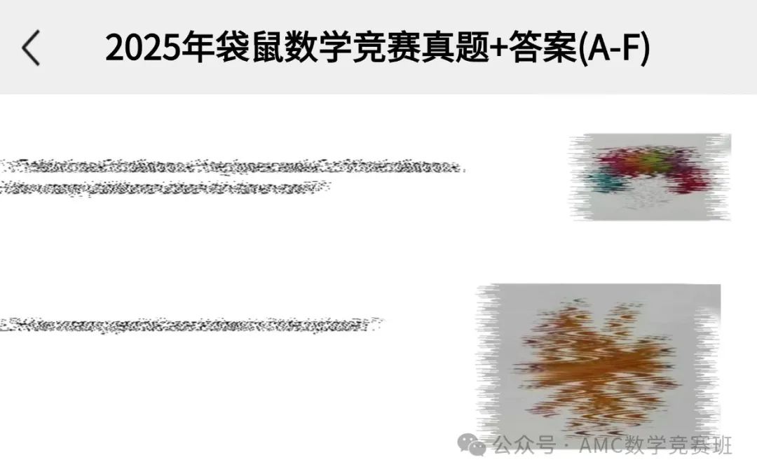 袋鼠数学竞赛真题解析