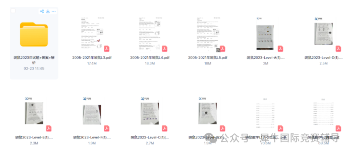 袋鼠数学竞赛
