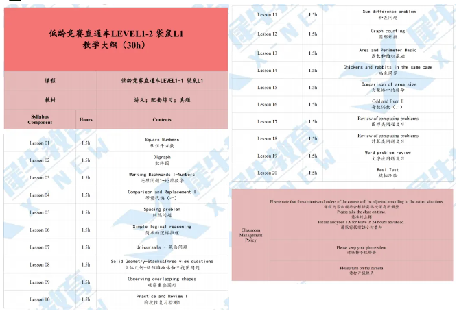 袋鼠数学竞赛