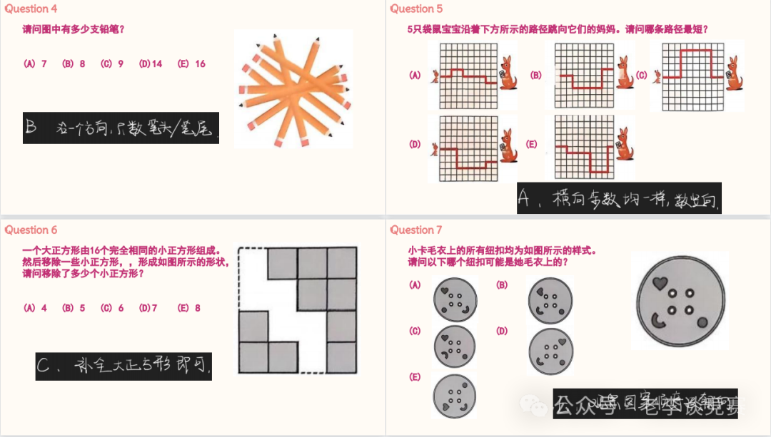 袋鼠数学竞赛
