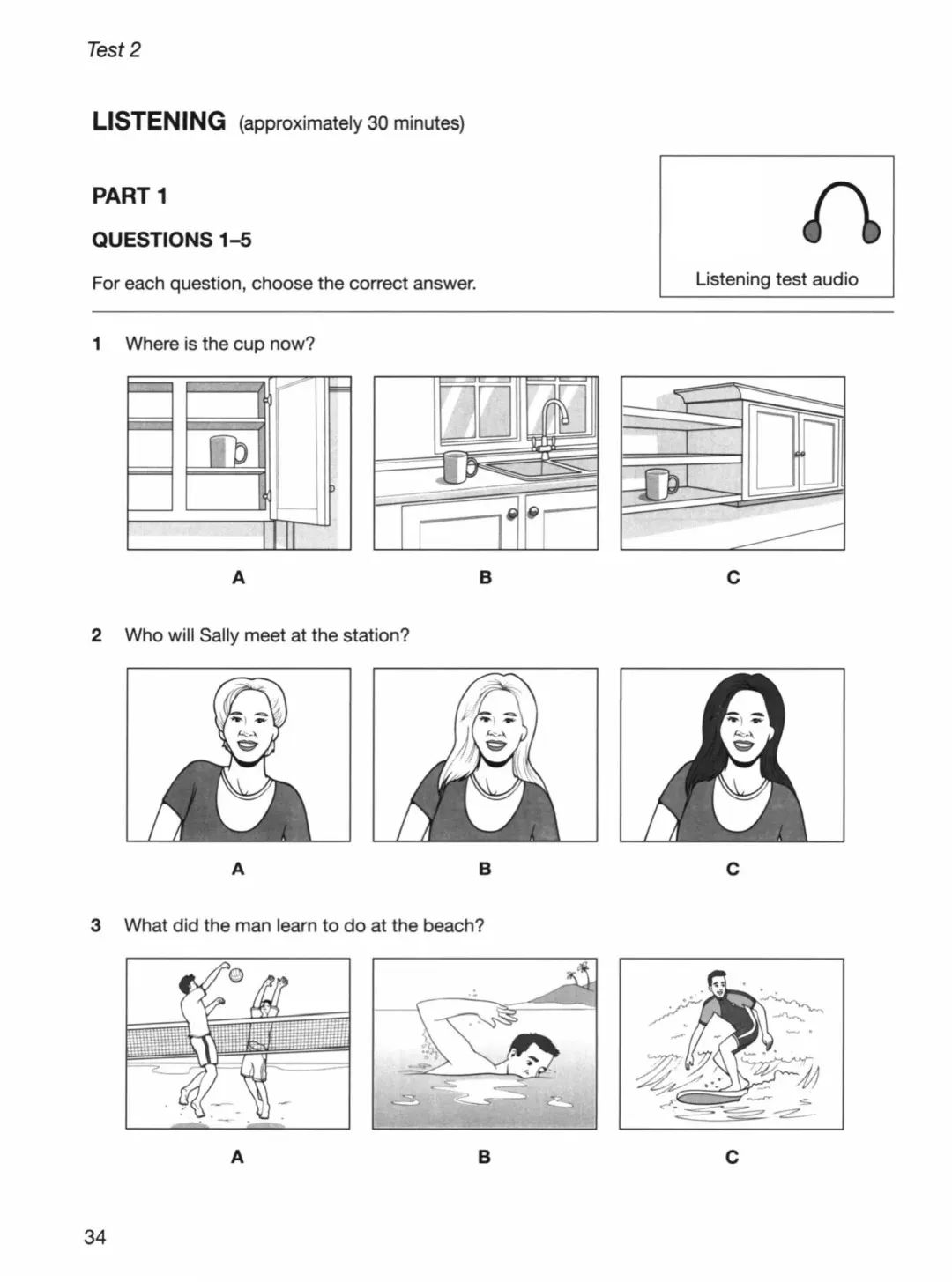 4月11日 _ KET官方真题1Test2-Listening📄_1_张老师的每天一份英语练习_来自小红书网页版.jpg