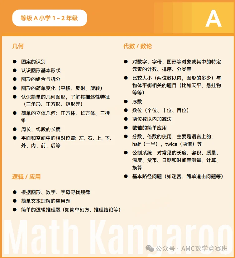 袋鼠数学竞赛真题解析