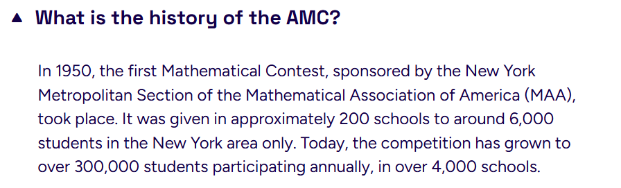 AMC数学竞赛