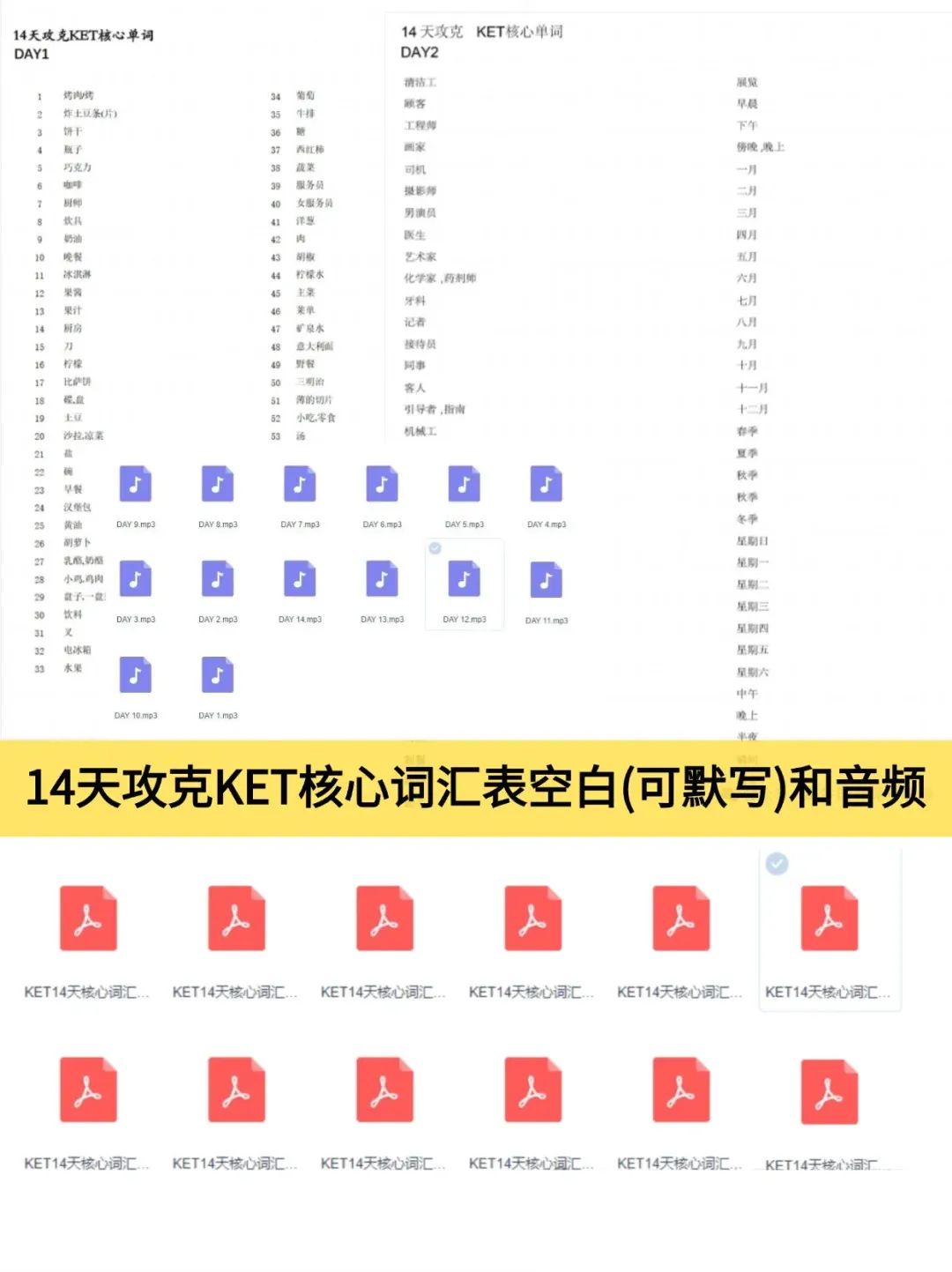KET单词攻略！14天攻克KET考试核心词汇表_4_犀牛🦏国际竞赛_来自小红书网页版.jpg