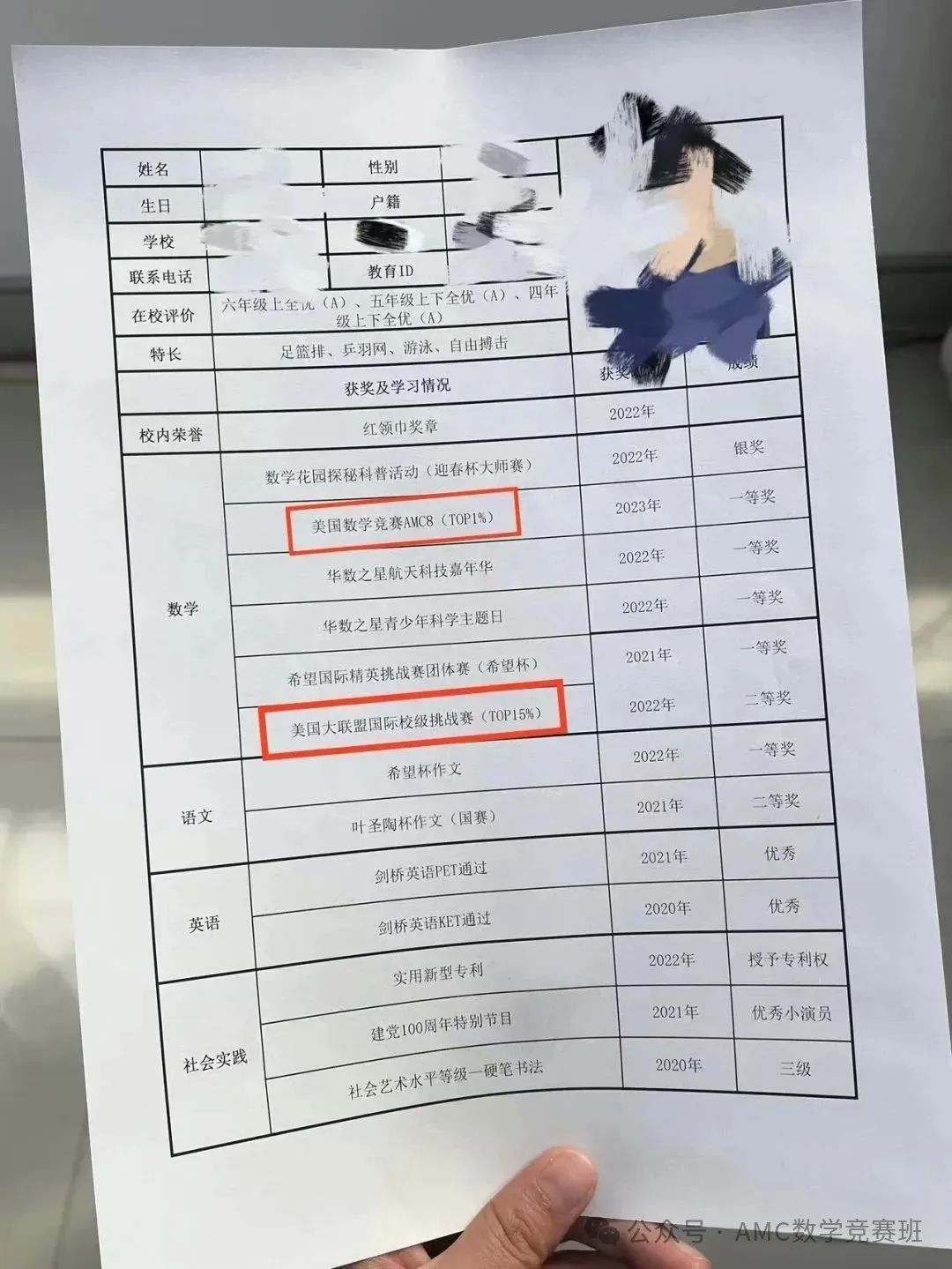 AMC8数学竞赛课程