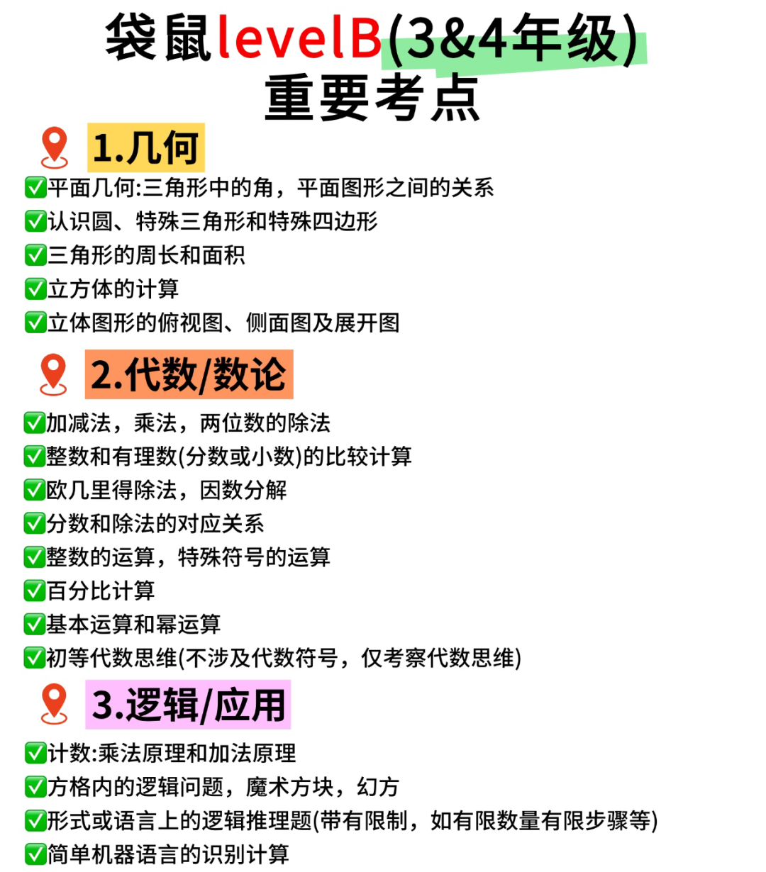 袋鼠数学竞赛