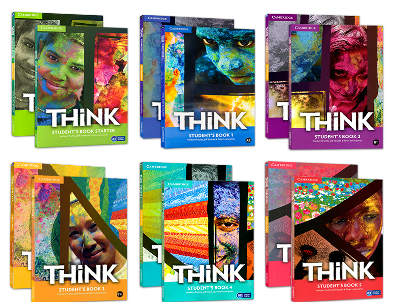 原版进口think预备1 2 3 4 5级别剑桥大学出版社初中英语教材考级学生用书赠送配套视频音频答案英语外国语学校培训练习think教材_虎窝淘