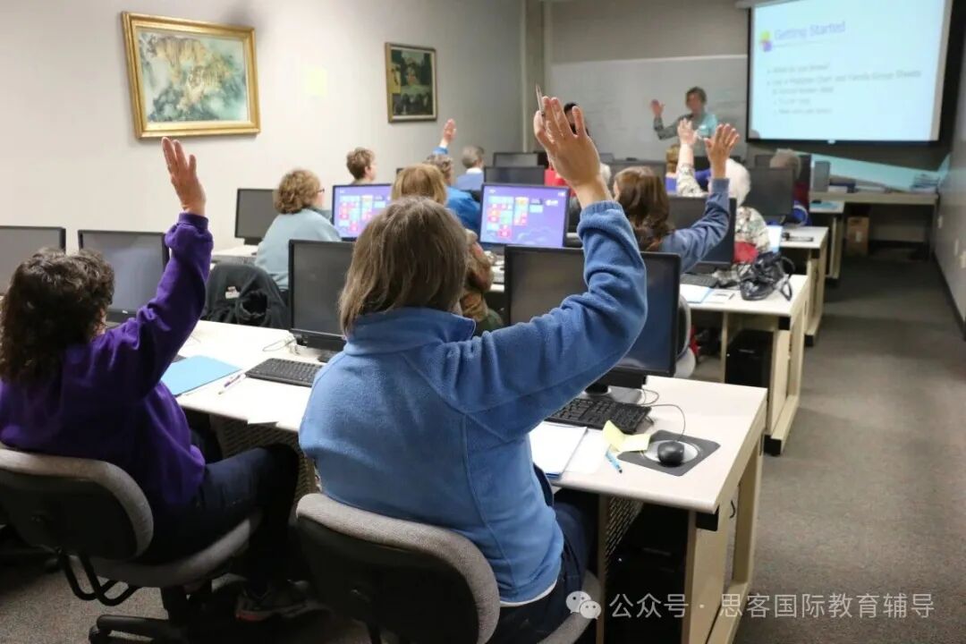 电脑, 技术, 训练, 房间, 课堂, 学习, pc, 同学, 电脑课
