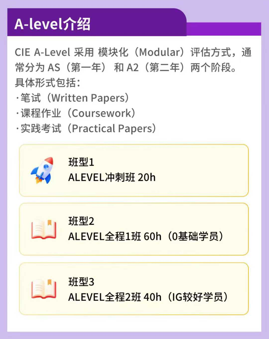 alevel培训辅导