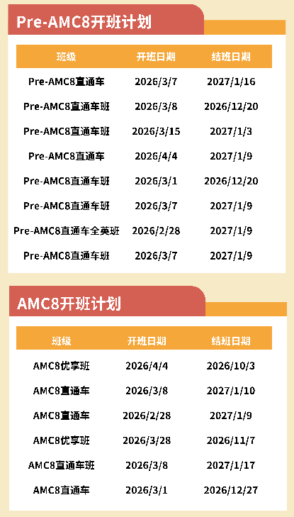 上海犀牛教育amc8数学竞赛