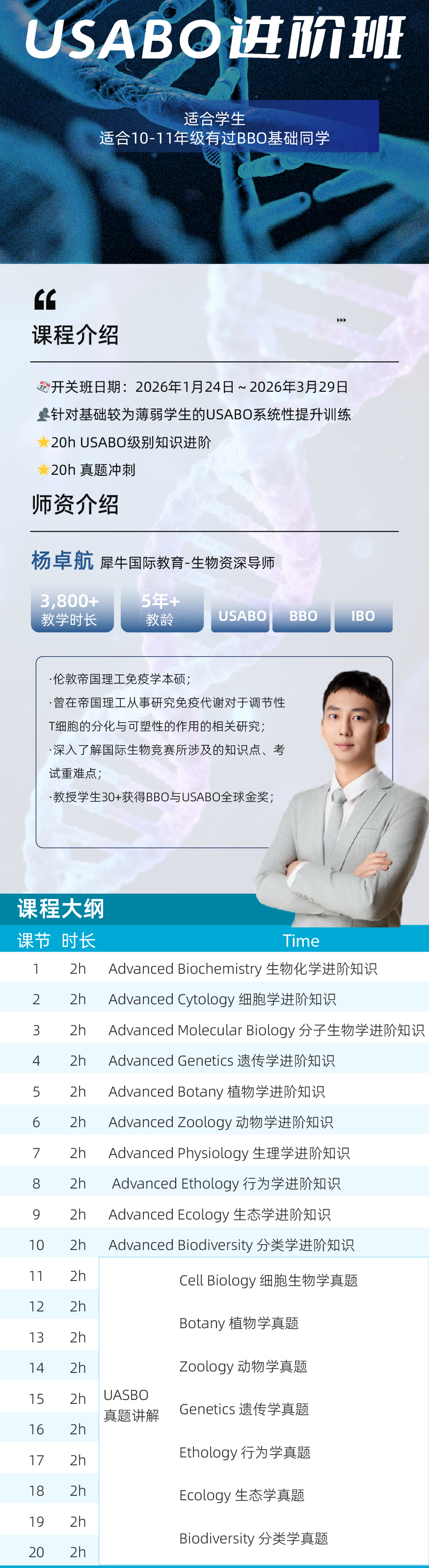 USABO冲刺班
