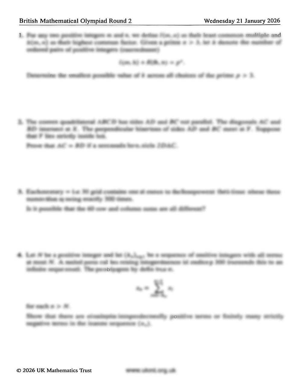 BMO数学竞赛辅导