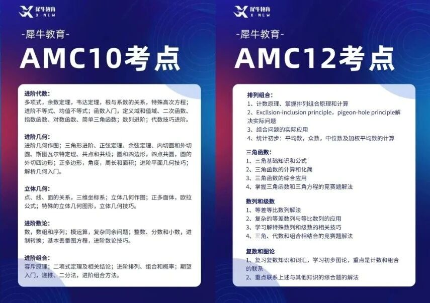 AMC10/12竞赛暑期班