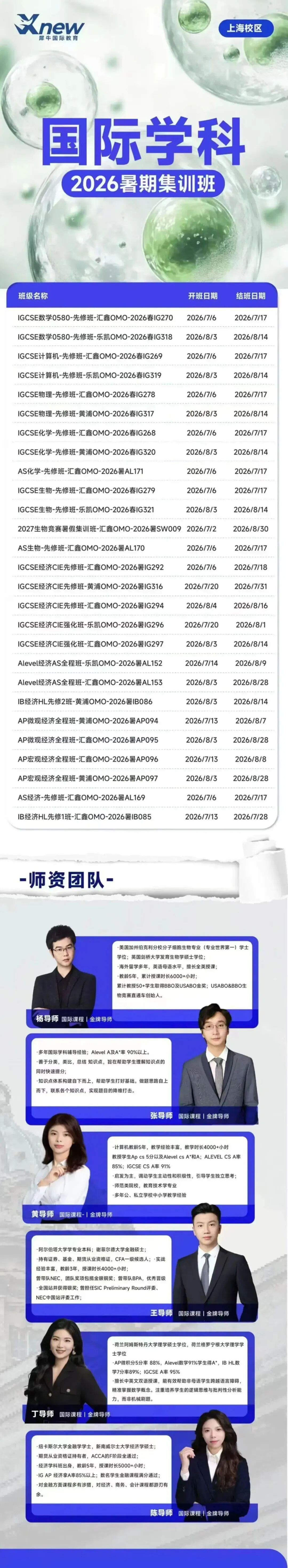 ALevel数学培训