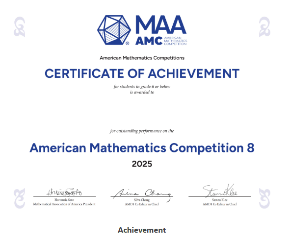 AMC8数学竞赛