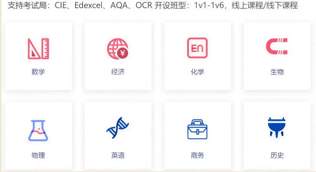 Alevel课程