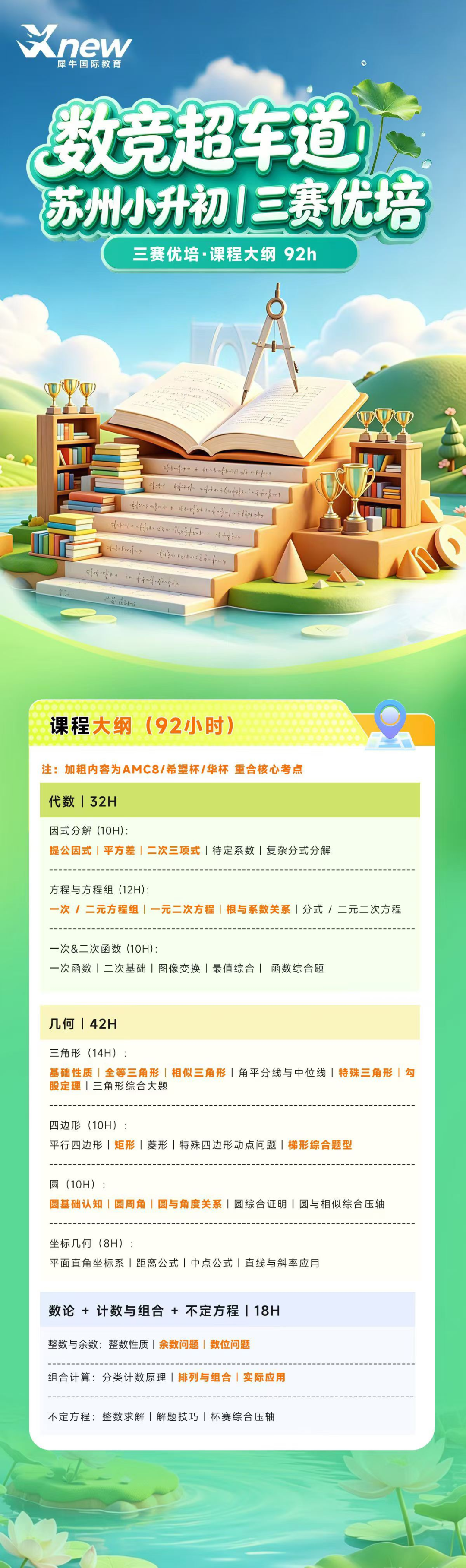 犀牛苏州小学数学竞赛培训课程