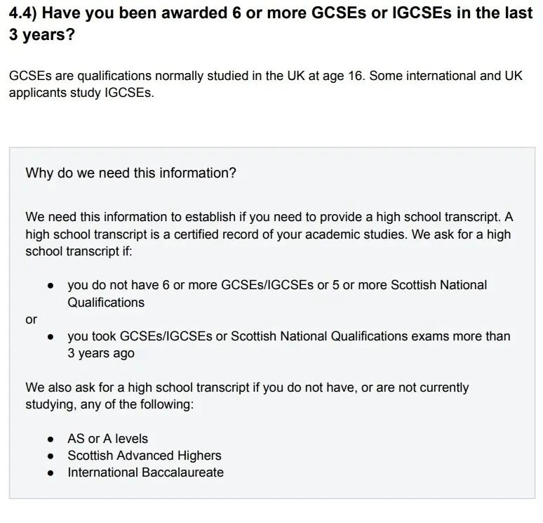 IGCSE