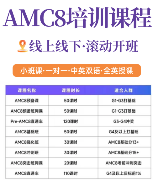 犀牛教育AMC8培训