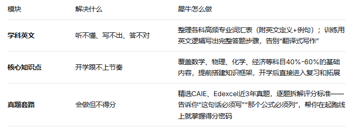 犀牛IGCSE暑期先修培训