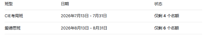 犀牛南京IGCSE化学暑假班