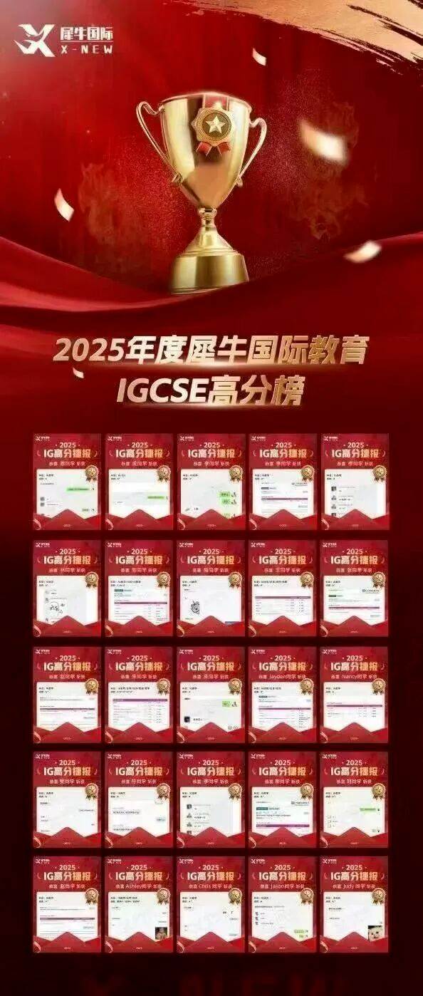 ALevel/IGCSE夏季大考放榜