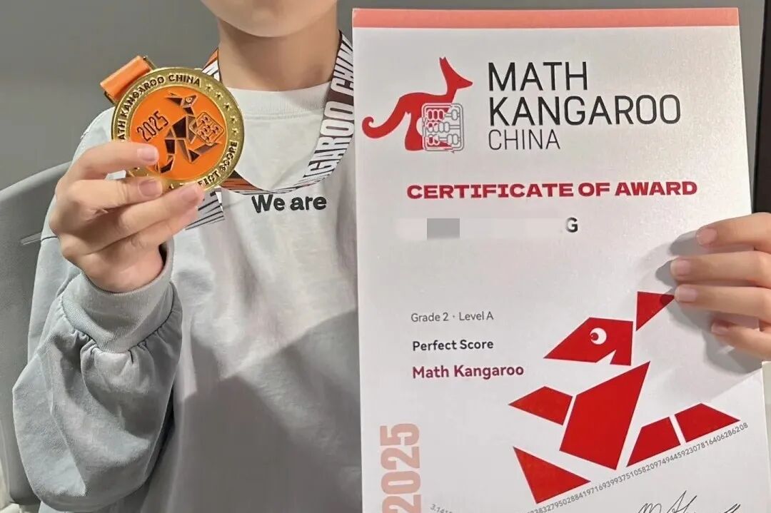 袋鼠数学竞赛金奖